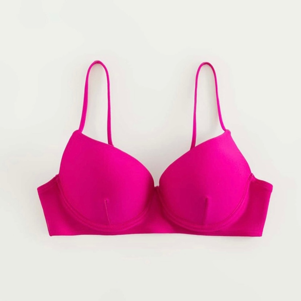 Hot pink bikini top